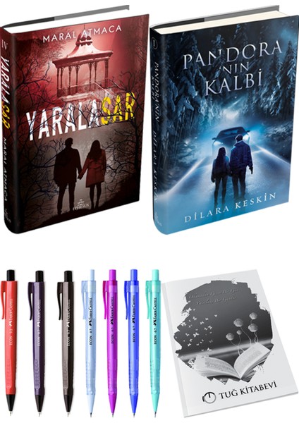 Yaralasar 4 Ciltli Maral Atmaca ve Pandora'nın Kalbi 1 Ciltli Dilara Keskin 2li Set