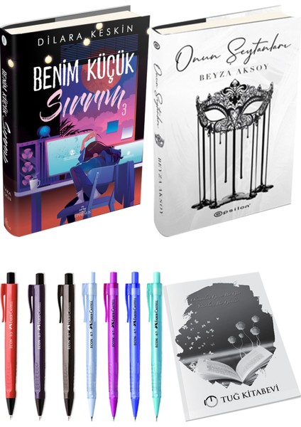 Benim Küçük Sırrım 3 Ciltli Dilara Keskin ve Epsilon Yayınevi Onun Şeytanları Ciltli Beyza Aksoy 2li Set