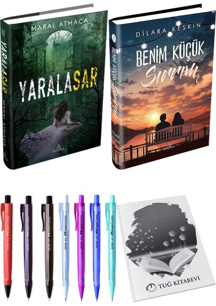 Yaralasar 2 Ciltli Maral Atmaca ve Benim Küçük Sırrım 2 Ciltli Dilara Keskin 2li Set