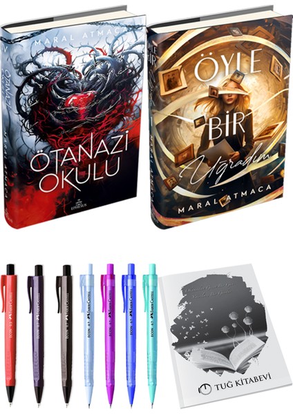 Ötanazi Okulu 4 Ciltli Maral Atmaca ve Öyle Bir Uğradım Ciltli Maral Atmaca 2li Set