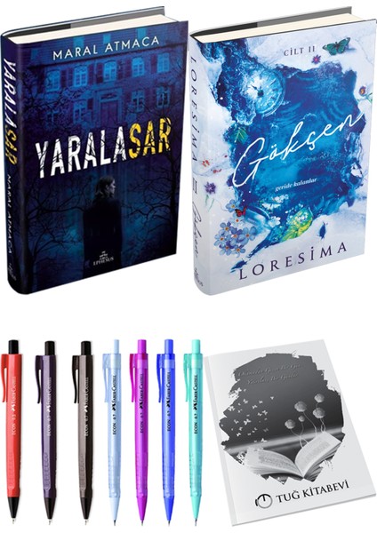 Yaralasar 1 Ciltli Maral Atmaca ve Gökçen 2 Ciltli Loresima 2li Set