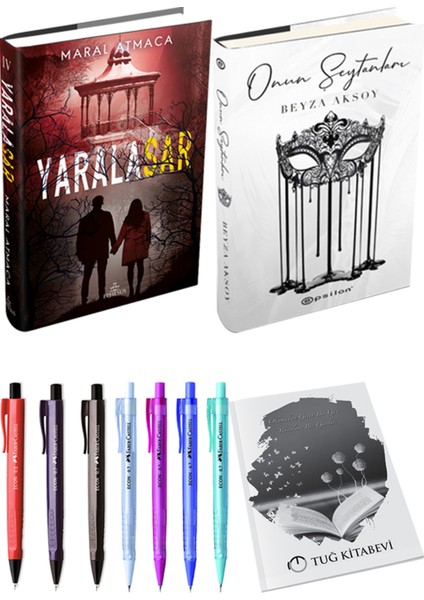 Yaralasar 4 Ciltli Maral Atmaca ve Epsilon Yayınevi Onun Şeytanları Ciltli Beyza Aksoy 2li Set