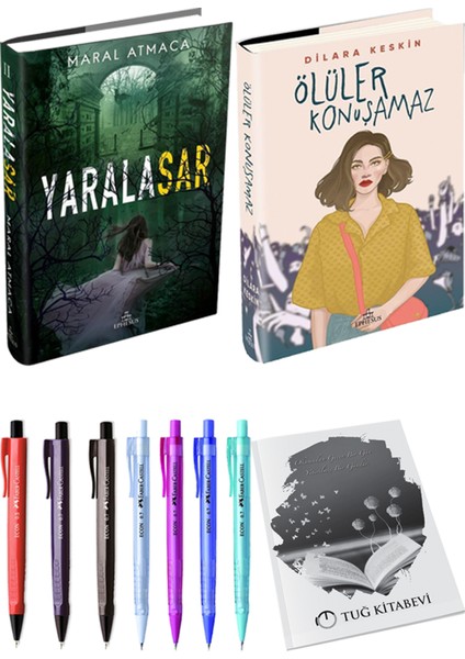 Yaralasar 2 Ciltli Maral Atmaca ve Ölüler Konuşamaz Ciltli Dilara Keskin 2li Set