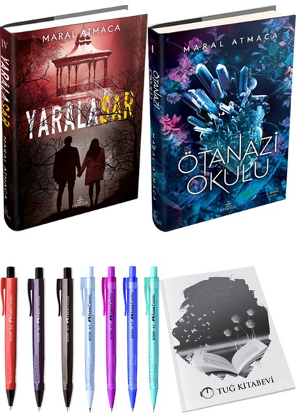 Yaralasar 4 Ciltli Maral Atmaca ve Ötanazi Okulu 1 Ciltli Maral Atmaca 2li Set