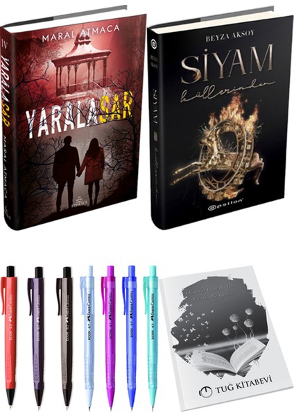 Yaralasar 4 Ciltli Maral Atmaca ve Epsilon Yayınevi Siyam 3 Ciltli Beyza Aksoy 2li Set
