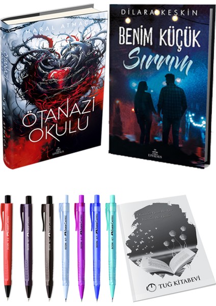 Ötanazi Okulu 4 Ciltli Maral Atmaca ve Benim Küçük Sırrım 1 Ciltli Dilara Keskin 2li Set