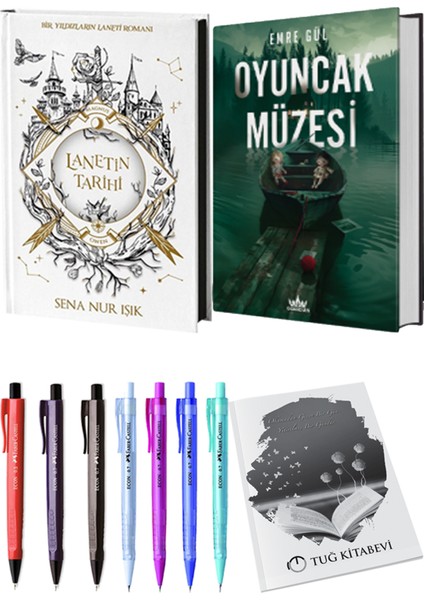 Oyuncak Müzesi 1 Ciltli Emre Gül ve Lanetin Tarihi Ciltli Sena Nur Işık 2li Set