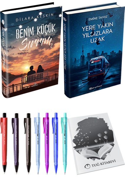 Benim Küçük Sırrım 2 Ciltli Dilara Keskin ve Epsilon Yayınevi Yere Yakın Yıldızlara Uzak Ciltli Emine Tavuz 2li Set