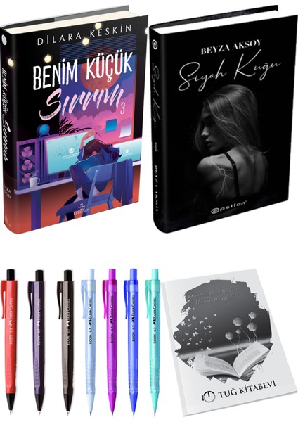 Benim Küçük Sırrım 3 Ciltli Dilara Keskin ve Epsilon Yayınevi Siyah Kuğu Ciltli Beyza Aksoy 2li Set