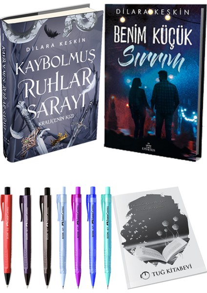 Kaybolmuş Ruhlar Sarayı 1 Ciltli Dilara Keskin ve Benim Küçük Sırrım 1 Ciltli Dilara Keskin 2li Set