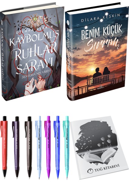 Kaybolmuş Ruhlar Sarayı 2 Ciltli Dilara Keskin ve Benim Küçük Sırrım 2 Ciltli Dilara Keskin 2li Set