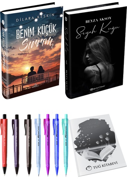 Benim Küçük Sırrım 2 Ciltli Dilara Keskin ve Epsilon Yayınevi Siyah Kuğu Ciltli Beyza Aksoy 2li Set