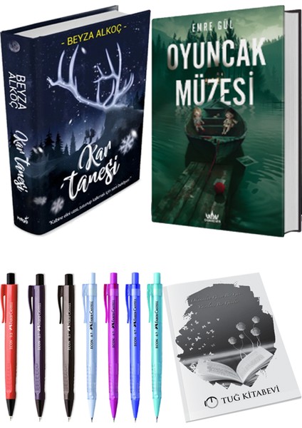 Oyuncak Müzesi 1 Ciltli Emre Gül ve Kar Tanesi Ciltli Beyza Alkoç 2li Set