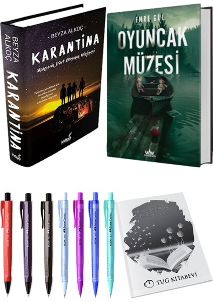 Oyuncak Müzesi 1 Ciltli Emre Gül ve Karantina 1 Ciltli Beyza Alkoç 2li Set