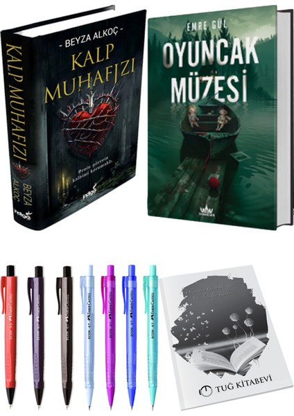 Oyuncak Müzesi 1 Ciltli Emre Gül ve Kalp Muhafızı 1 Ciltli Beyza Alkoç 2li Set