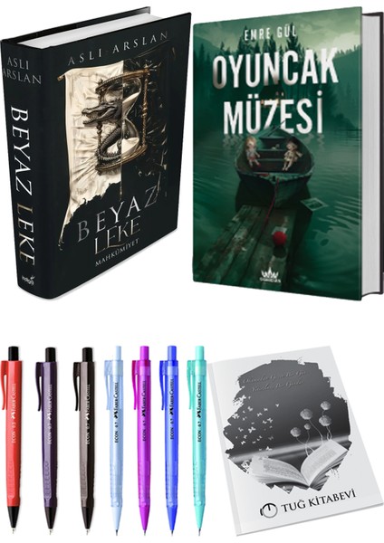 Oyuncak Müzesi 1 Ciltli Emre Gül ve Beyaz Leke Mahkumiyet Ciltli Aslı Arslan 2li Set