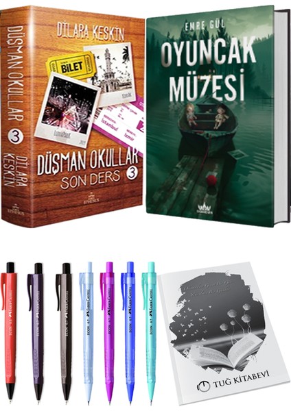 Oyuncak Müzesi 1 Ciltli Emre Gül ve Ephesus Yayınları Düşman Okullar 3 Ciltli Dilara Keskin 2li Set