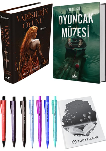 Oyuncak Müzesi 1 Ciltli Emre Gül ve Varislerin Oyunu Ciltli Adora Yağmur 2li Set