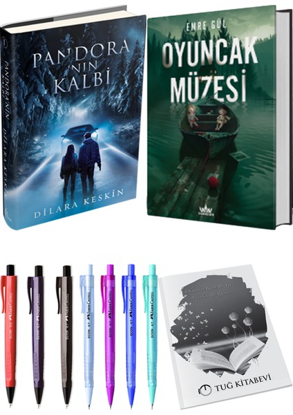 Oyuncak Müzesi 1 Ciltli Emre Gül ve Ephesus Yayınları Pandora'nın Kalbi 1 Ciltli Dilara Keskin 2li Set