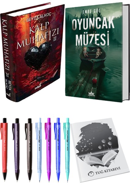 Oyuncak Müzesi 1 Ciltli Emre Gül ve Kalp Muhafızı 2 Ciltli Beyza Alkoç 2li Set