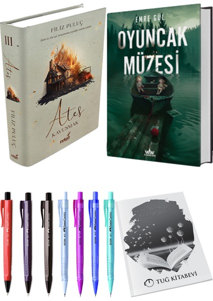 Oyuncak Müzesi 1 Ciltli Emre Gül ve Ateş Kavuşmak 3 Ciltli Filiz Puluç 2li Set