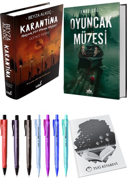 Oyuncak Müzesi 1 Ciltli Emre Gül ve Karantina 3 Ciltli Beyza Alkoç 2li Set