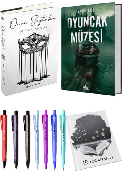 Oyuncak Müzesi 1 Ciltli Emre Gül ve Epsilon Yayınevi Onun Şeytanları Ciltli Beyza Aksoy 2li Set