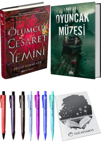 Oyuncak Müzesi 1 Ciltli Emre Gül ve Epsilon Yayınevi Ölümcül Cesaret Yemini Ciltli Brigid Kemmerer 2li Set