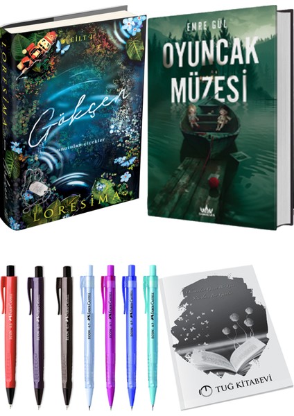 Oyuncak Müzesi 1 Ciltli Emre Gül ve Ephesus Yayınları Gökçen 1 Ciltli Loresima 2li Set