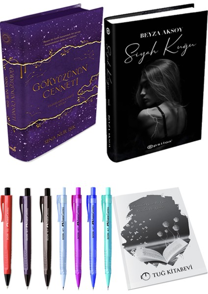 Gökyüzünün Cenneti 4 - Siyah Kuğu + Kalem + Not Defteri
