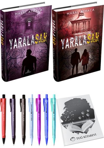 Yaralasar 3 Ciltli Maral Atmaca ve Yaralasar 4 Ciltli Maral Atmaca 2li Set