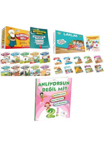 2. Sınıf Laklak Hikaye Serisi + Bizim Nasreddin Hoca Hikaye Serisi ve Anlıyorsun Değil Mi?