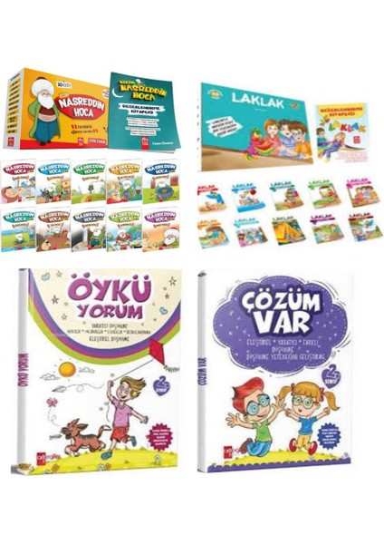2. Sınıf Laklak Hikaye Serisi + Bizim Nasreddin Hoca Hikaye Serisi ve Çözüm Var + Öykü Yorum