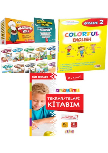 2. Sınıf Bizim Nasreddin Hoca + Colorful English 2 ve Tekrar Telafi Kitabım