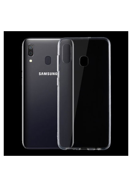 Samsung Galaxy A20 Kılıf Esnek ve Şeffaf Nuda Premium Tpu Silicone Cover