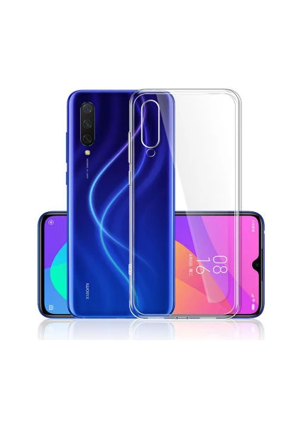 Techno Guru Xiaomi Mi A3 Esnek ve Şeffaf Sheer Premium Tpu Silikon Kılıf