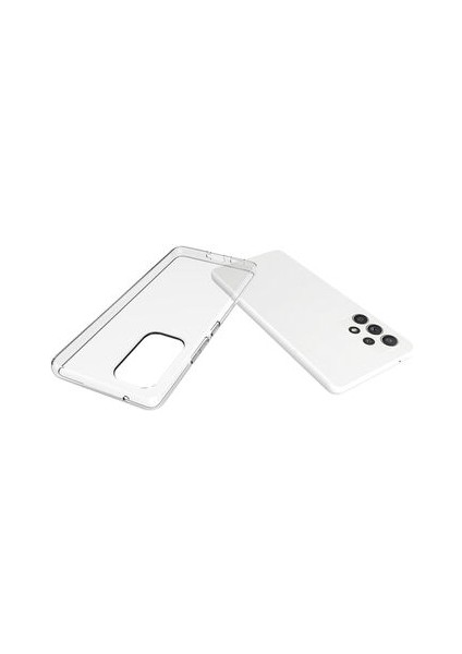 Samsung Galaxy A73 Esnek ve Şeffaf Sheer Premium Tpu Silikon Kılıf