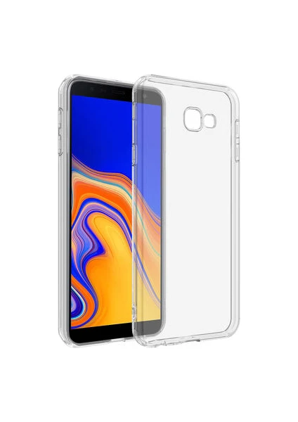 Techno Guru Samsung Galaxy J4 Plus Esnek ve Şeffaf Sheer Premium Tpu Silikon Kılıf