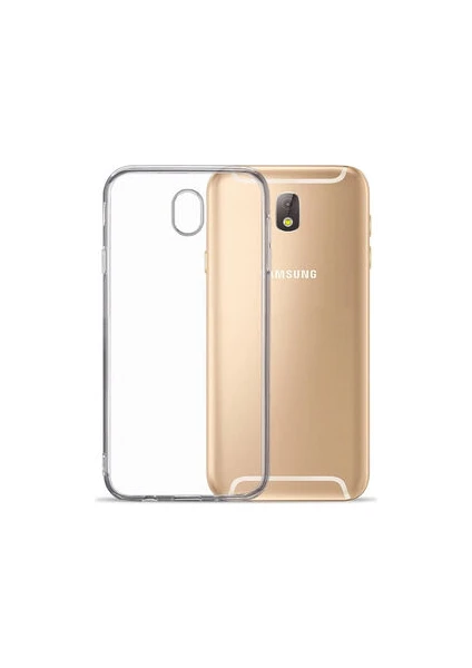 Techno Guru Samsung Galaxy J5 Pro Esnek ve Şeffaf Sheer Premium Tpu Silikon Kılıf