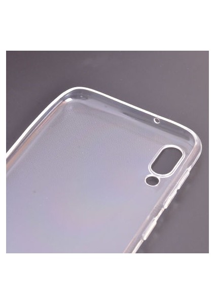 Techno Guru Samsung Galaxy M10 Esnek ve Şeffaf Sheer Premium Tpu Silikon Kılıf