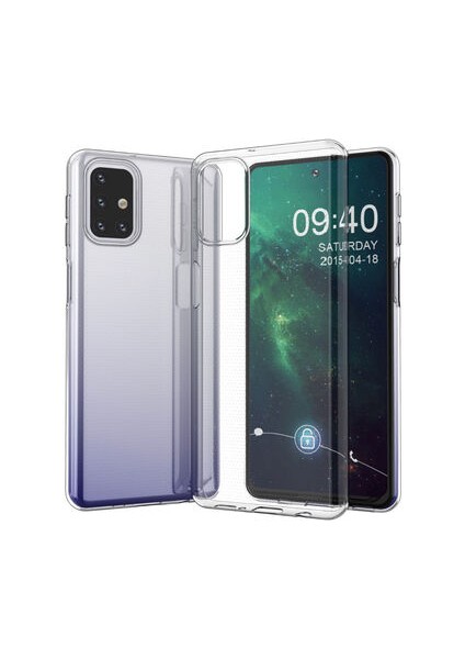 Samsung Galaxy M31S Esnek ve Şeffaf Sheer Premium Tpu Silikon Kılıf