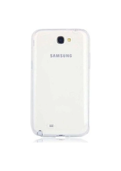 Techno Guru Samsung Galaxy Note 2 Esnek ve Şeffaf Sheer Premium Tpu Silikon Kılıf