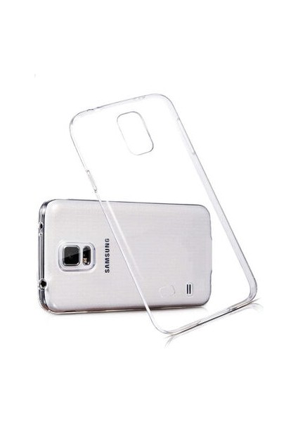 Samsung Galaxy S5 İ9600 Esnek ve Şeffaf Sheer Premium Tpu Silikon Kılıf