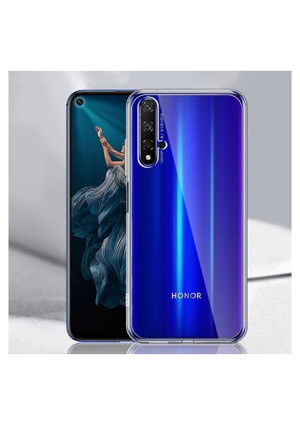 Honor 20 Esnek ve Şeffaf Sheer Premium Tpu Silikon Kılıf