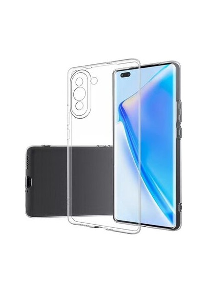 Techno Guru Huawei Nova 10 Pro Esnek ve Şeffaf Sheer Premium Tpu Silikon Kılıf