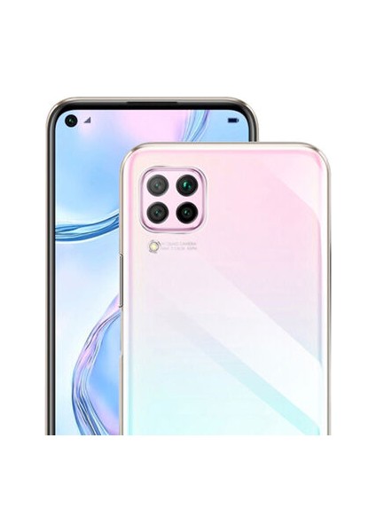 Huawei P40 Lite Esnek ve Şeffaf Sheer Premium Tpu Silikon Kılıf