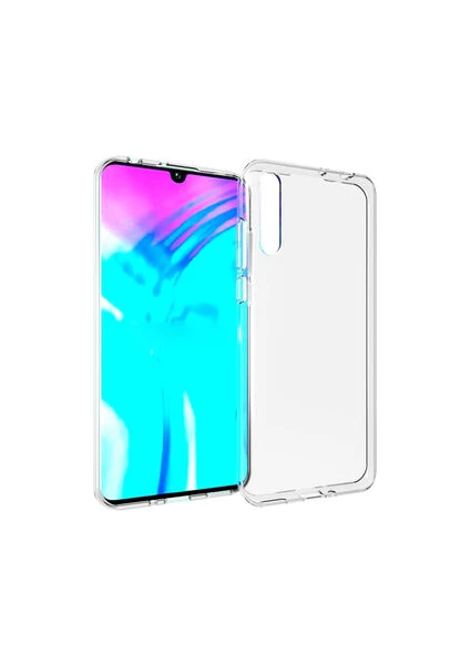 Techno Guru Huawei P Smart S (Y8P) Esnek ve Şeffaf Sheer Premium Tpu Silikon Kılıf