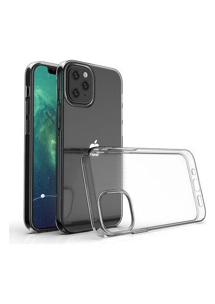 iPhone 12 Mini Esnek ve Şeffaf Sheer Premium Tpu Silikon Kılıf