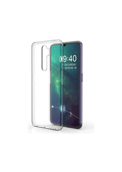 Oppo A5 2020 Esnek ve Şeffaf Sheer Premium Tpu Silikon Kılıf