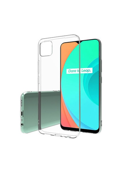 Realme C11 Esnek ve Şeffaf Sheer Premium Tpu Silikon Kılıf fiyatları